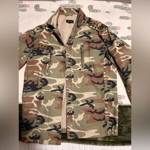 Topshop Camouflage Jacket